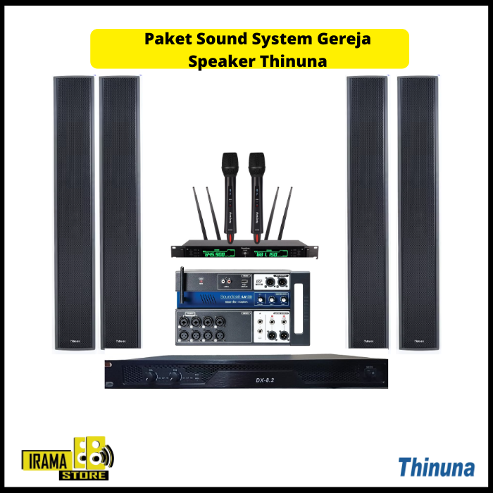  Paket Sound System Gereja Speaker Thinuna - 4 Speaker